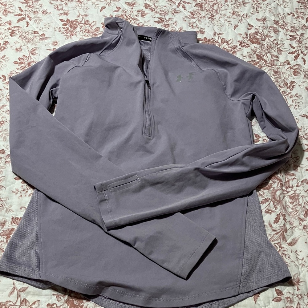 Under Armour Lavender Quarter-Zip Top
